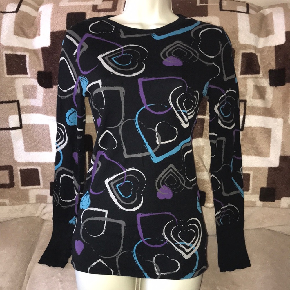 Arizona medium heart 💜 designs long sleeved shirt 💗